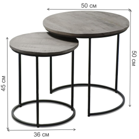 Комплект столиков Инду Дхусар
