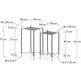 Комплект столиков Dagnen