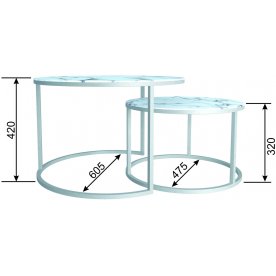 Комплект журнальных столиков Tandem