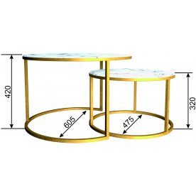 Комплект журнальных столиков Tandem