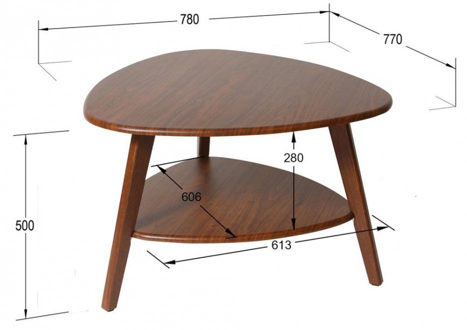 Журнальный стол Бруклин орех