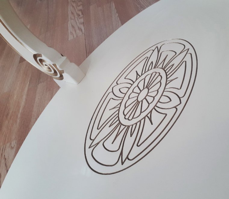 Журнальный стол Овация (С) слоновая кость