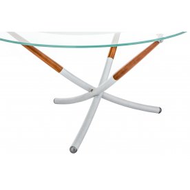 Журнальный стол Дуэт 4Н стекло прозрачное
