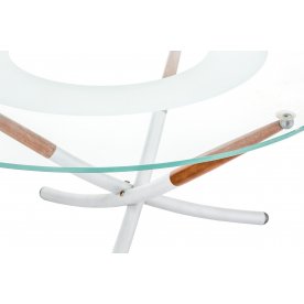 Журнальный стол Дуэт 4Н стекло прозрачное