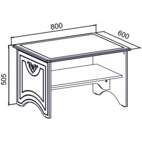 Журнальный столик Ассоль АС-12 плюс