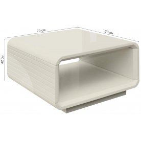 Журнальный столик CColl Velvet Quadro