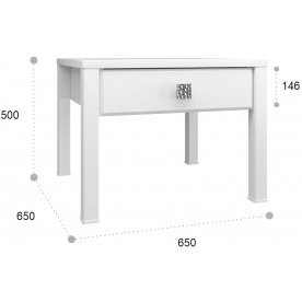 Журнальный столик Изабель ИЗ-44К
