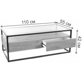 Журнальный столик Carlo A 110/55