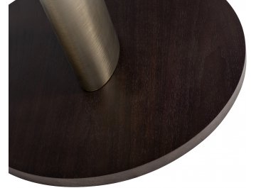 Журнальный столик Конг 70 темно-коричневый / бронза