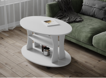 Журнальный столик Консул-1 белый
