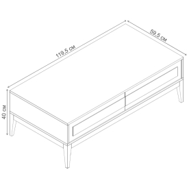 Журнальный столик Marbella MDI.ET.MRB.52