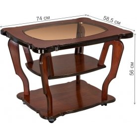 Журнальный столик Мари со стеклом