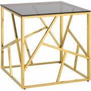 стекло smoke / сталь золото