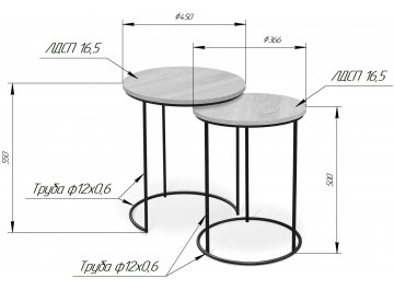 Журнальный столик Sheffilton SHT-CT7