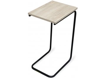 Журнальный столик SHT-CT9 дуб беленый / черный муар