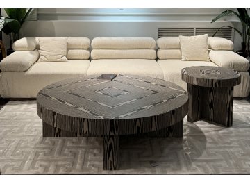 Журнальный столик Зебрано 60 бежево-коричневый