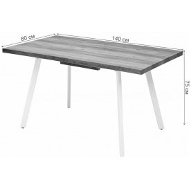 Деревянный стол Brick 140