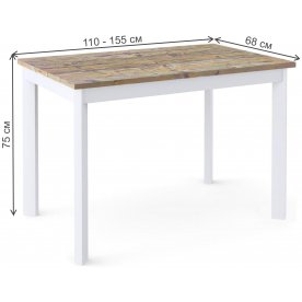 Деревянный стол Dikline L110