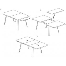 Деревянный стол Джаз ПР-1 ДБ/ВН 93 ЧР