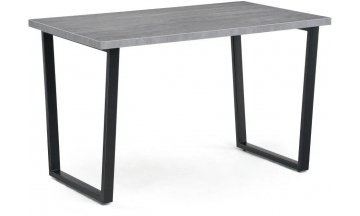 Деревянный стол Джесси бетон портленд / черный