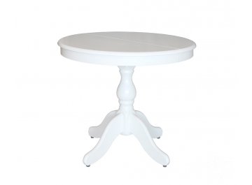 Обеденный стол Фаворит Де Люкс белая эмаль