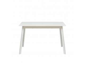 Обеденный стол Флоу 120x80 белый / белый
