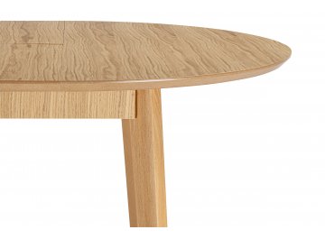 Обеденный стол Форли 100(130)x100 светлое дерево