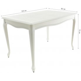 Деревянный стол Кабриоль