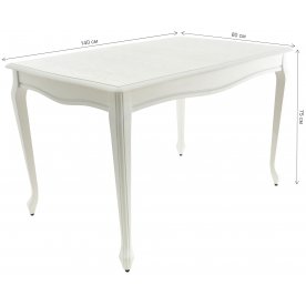 Деревянный стол Кабриоль