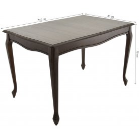 Деревянный стол Кабриоль