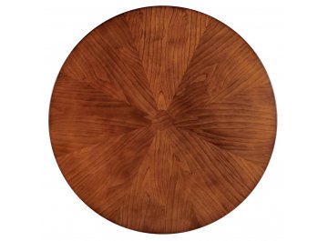 Обеденный стол Liverpool 110 грецкий орех / золотистый шпон