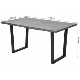 Деревянный стол Лофт 138