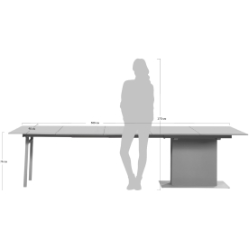 Деревянный стол Lungo