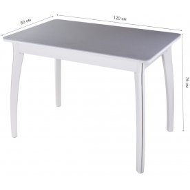 Деревянный стол Румба ПР-1 КМ 07 БЛ / 07 ВП БЛ