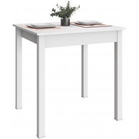 Деревянный стол С-300 белый структурный