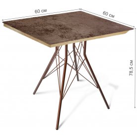 Деревянный стол SHT-TU2-1/ТT8 60/60