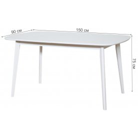 Деревянный стол Скандинавия