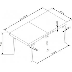 Деревянный стол Tobias