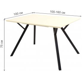 Деревянный стол Столли 120