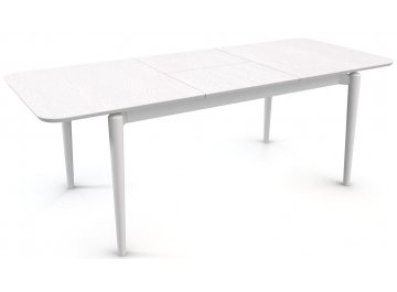 Раздвижной стол Vasto 1300 прямоугольный 130/178x80x77 белый матовый