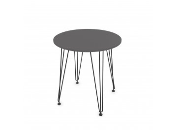 Обеденный стол LIVADIA NEW graphit/черный