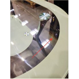 Стеклянный стол Tom 90