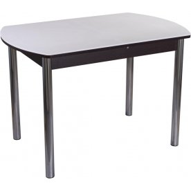 Стол Альфа ПО КМ венге / камень 04 / ножка 02