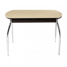 Стол Альфа ПО КМ венге / камень 06 / ножка 01