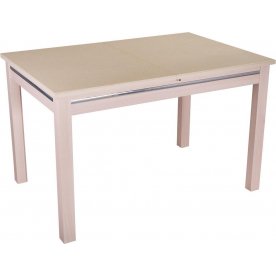 Стол Бета КМ молочный дуб / камень 06 / ножка 08 молочный дуб