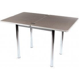 Стол Чинзано М-2 серый / серебристый, ножка 02