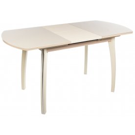 Стол Чинзано ПО молочный дуб / крем / ножка 07 крем