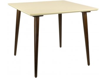 Деревянный стол Монте М 100 орех / слоновая кость