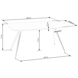 Деревянный стол Barcano