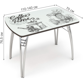 Деревянный стол Coffee Time